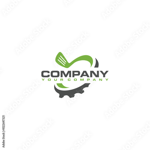 Golf Repair Logo icon vector