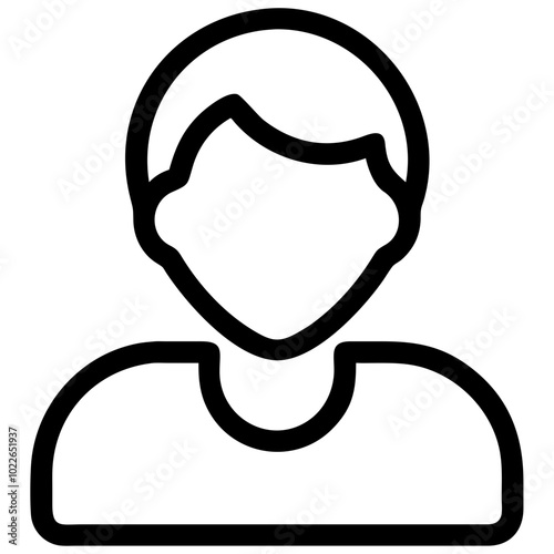 User profile icon for websites and mobile applications