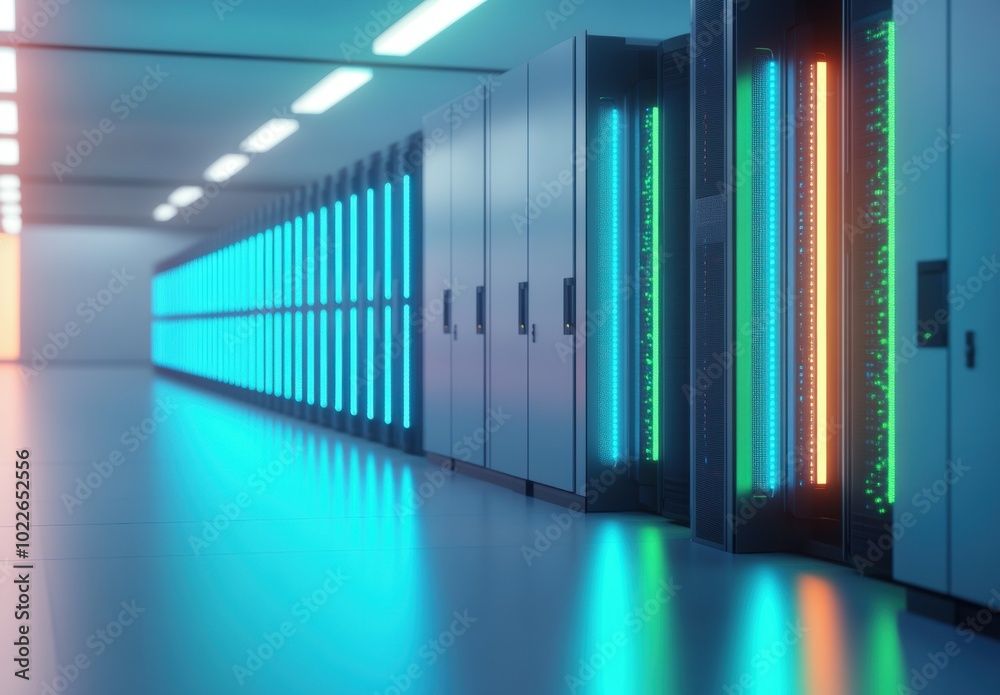 Server Room Glow. Server Room Glow.
