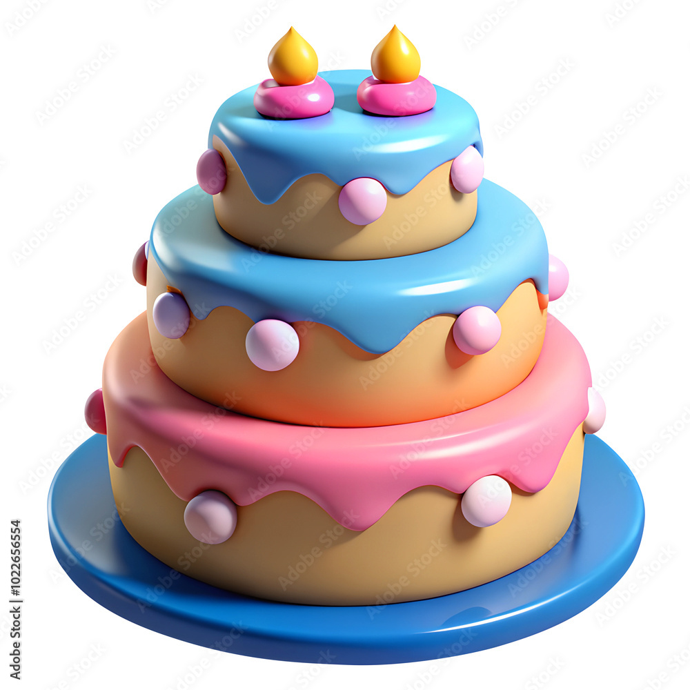 birthday cake 3d render icons in cartoon plastic style minimal isolated on transparent white background, clipping path birthday cake 3d render icons in cartoon plastic style minimal isolated on transparent white background, clipping path