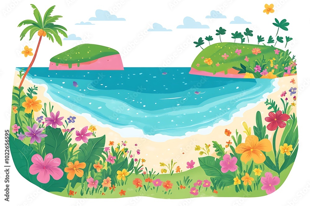 Obraz premium Beautiful tropical beach