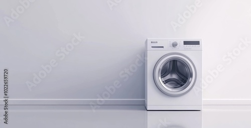 Modern Washing Machine. photo