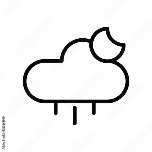 This is A Nice Rain Icon Design Template