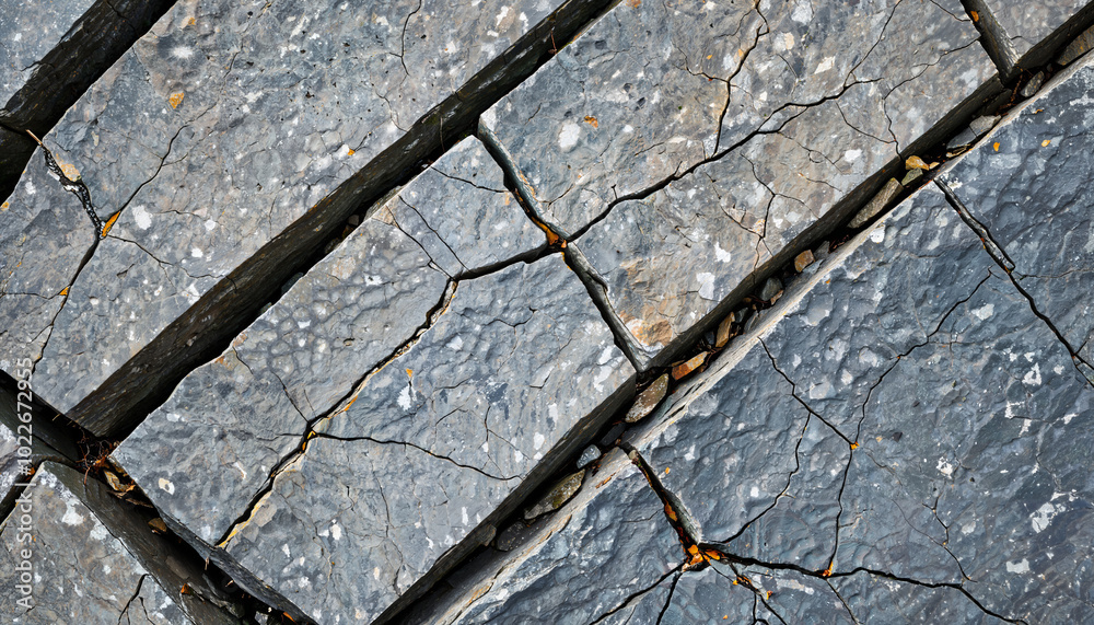 Obraz premium Pavés de Pierre Craquelée