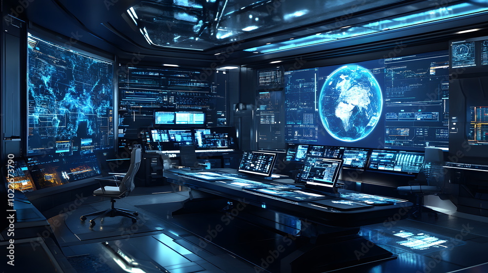 Futuristic Control Room for Space Monitoring Futuristic Control Room for Space Monitoring
