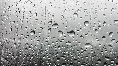 Glass Texture with Water Droplets - a delicate and captivating visual. The glass texture adorned with water droplets creates an enchanting and unique scene