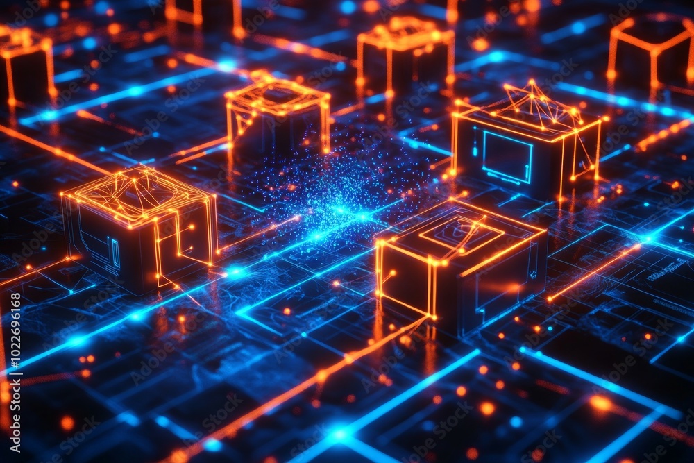 Obraz premium The Prototype Matrix, Digital Prototyping and 3D Printing