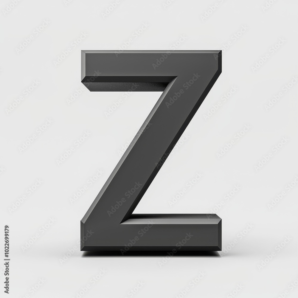 A Striking 3D Representation of the Letter Z, Merging Modern Design with Bold Aesthetics for Graphic and Artistic Inspirations A Striking 3D Representation of the Letter Z, Merging Modern Design with Bold Aesthetics for Graphic and Artistic Inspirations