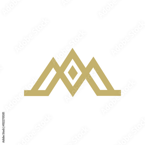 Modern and Minimalist Unique M Letter Logo Design Idea
