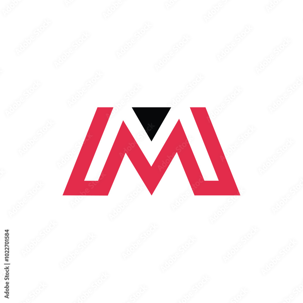 Modern and Minimalist Unique M Letter Logo Design Idea