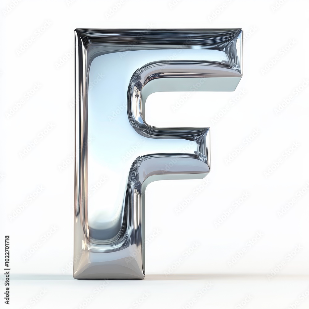 A Glorious Reflection: The Shiny Metallic Letter F Captured in Artistic Brilliance as a Symbol of Design and Creativity A Glorious Reflection: The Shiny Metallic Letter F Captured in Artistic Brilliance as a Symbol of Design and Creativity