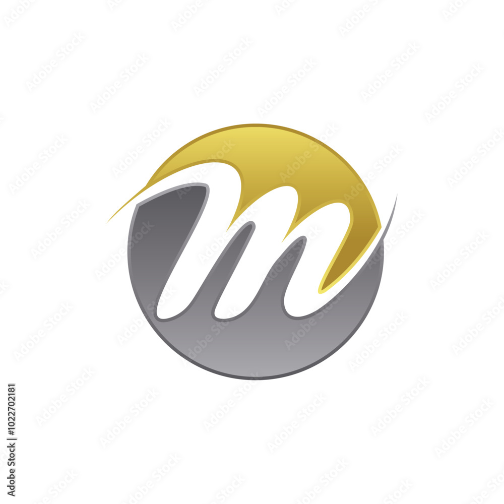 Modern and Minimalist Unique M Letter Logo Design Idea Modern and Minimalist Unique M Letter Logo Design Idea