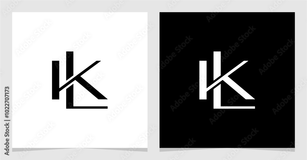 LK KL L K Letter Monogram Logo Element Vector , Initial Logo for Brand ...