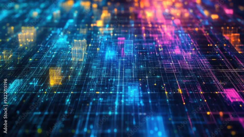 Abstract technology background. Digital data transfer. Abstract technology background. Digital data transfer.