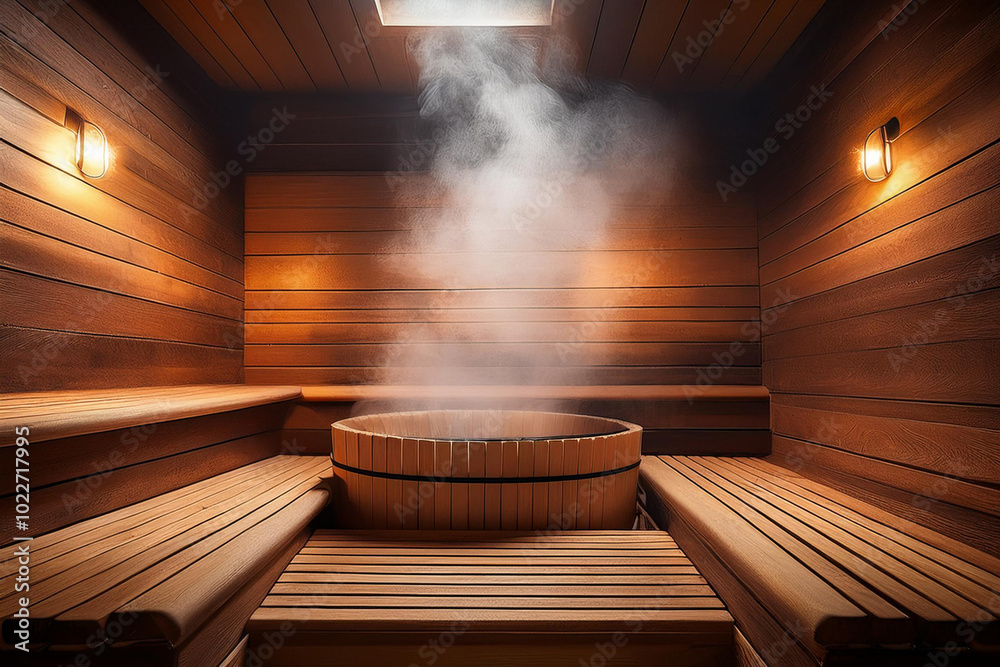 custom made wallpaper toronto digitalサウナ室の湯気