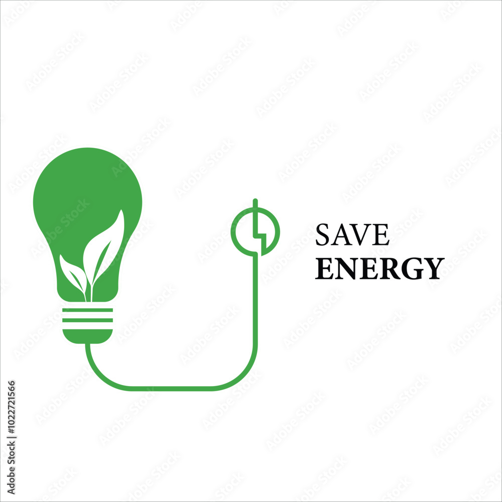 Save energy label, free ecology, environmental eco-friendly energy icon, lightbulb with green leaves environment icon Save energy label, free ecology, environmental eco-friendly energy icon, lightbulb with green leaves environment icon