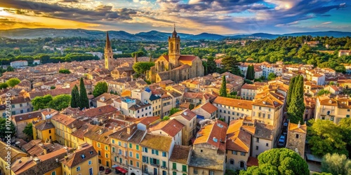Scenic Views of Aix-en-Provence: Charming Streets, Historic Architecture, and Vibrant Local Culture