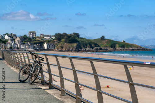 Pleneuf val andre beach, Armor Coast, Brittany in France