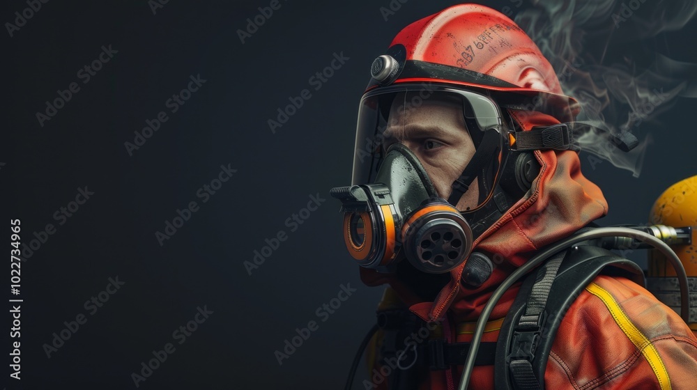 A man in a red and yellow suit with a mask on his face A man in a red and yellow suit with a mask on his face