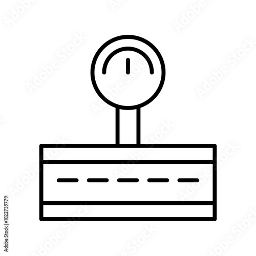 soil sensor line icon