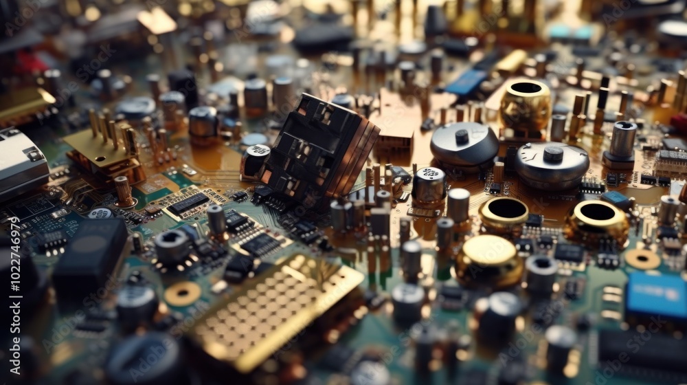 Close-up of a circuit board Close-up of a circuit board