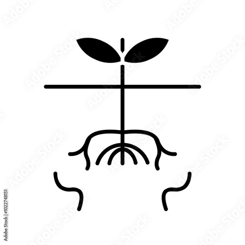 ground glyph icon