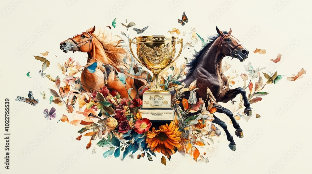 Obraz premium Minimalist Background of Geelong Cup Race: A Calm Ocean Horizon with Waves Crashing at Torquay, Victoria