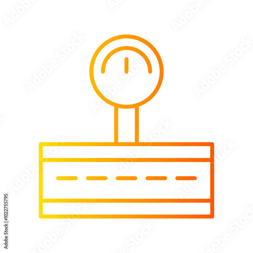 soil sensor gradient icon