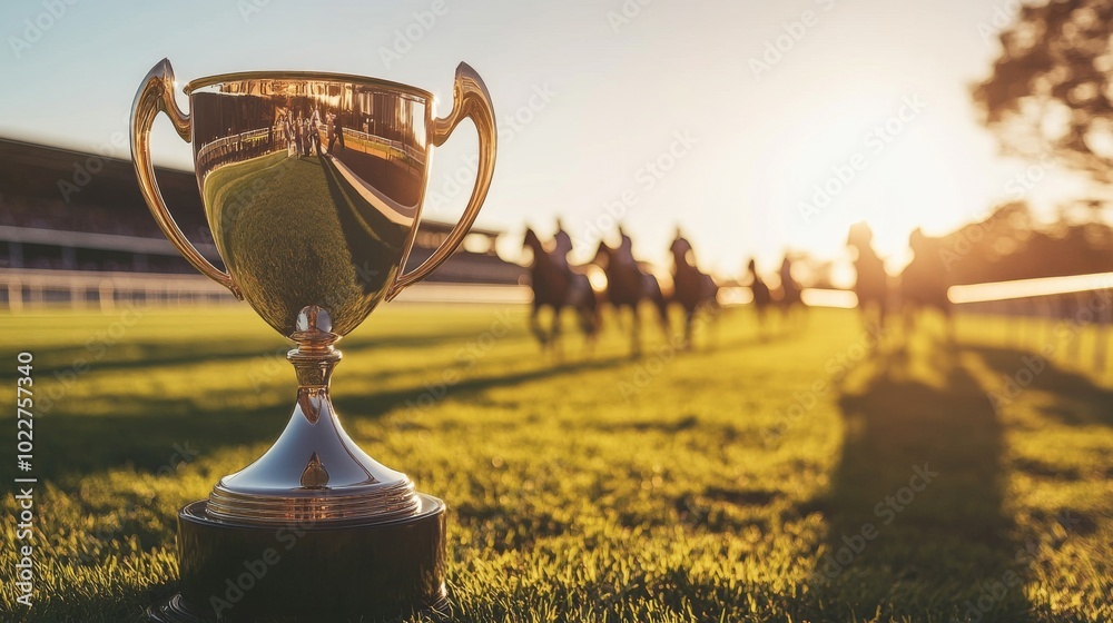 Fototapeta premium Minimalist Background of Geelong Cup Race: A Calm Ocean Horizon with Waves Crashing at Torquay, Victoria