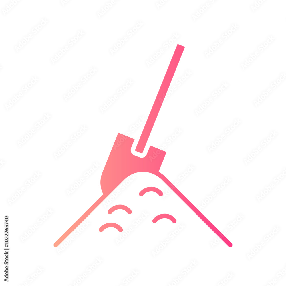 digging gradient icon digging gradient icon