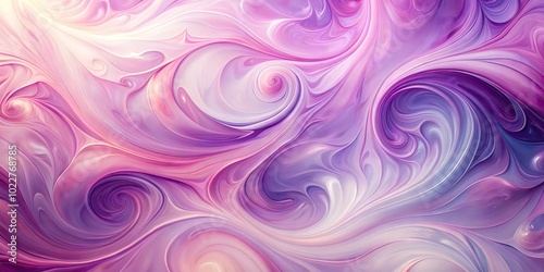 Soft Pink and Purple Abstract Background with Gentle Swirls and Fluid Patterns for Design Projects