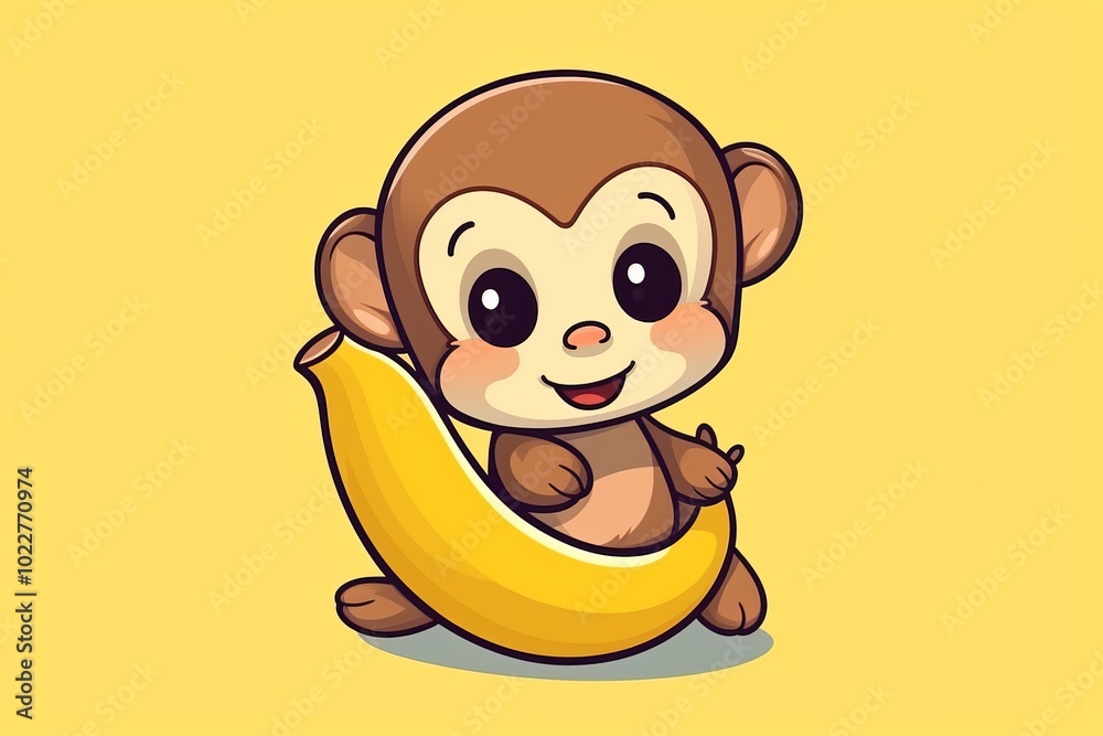 Monkeying Around: The Hilarious World of Cartoon Monkey, generative ai Monkeying Around: The Hilarious World of Cartoon Monkey, generative ai