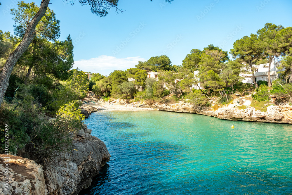 Obraz premium Playa de Cala Serena in Mallorca, Spain