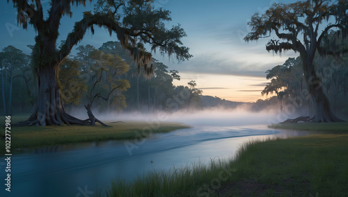 Congaree National Park’s Morning Mist photo