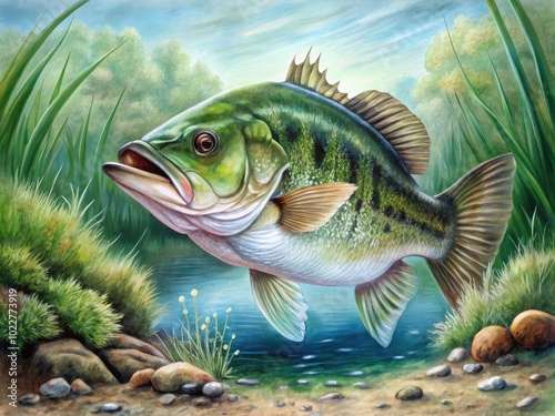 Step-by-Step Guide to Drawing a Realistic Bass Fish for Beginners and Art Enthusiasts