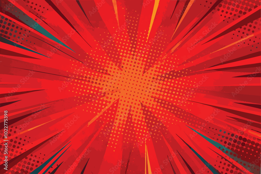 Comic Book Explosion Sound Effect Illustration