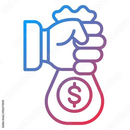 Bank Robbery icon style