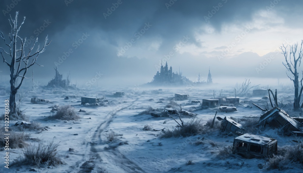 Frozen Wasteland post apocalypse Frozen Wasteland post apocalypse