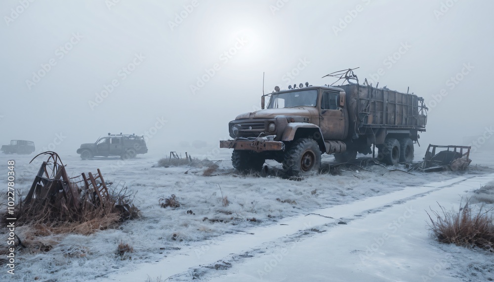 Frozen Wasteland post apocalypse Frozen Wasteland post apocalypse