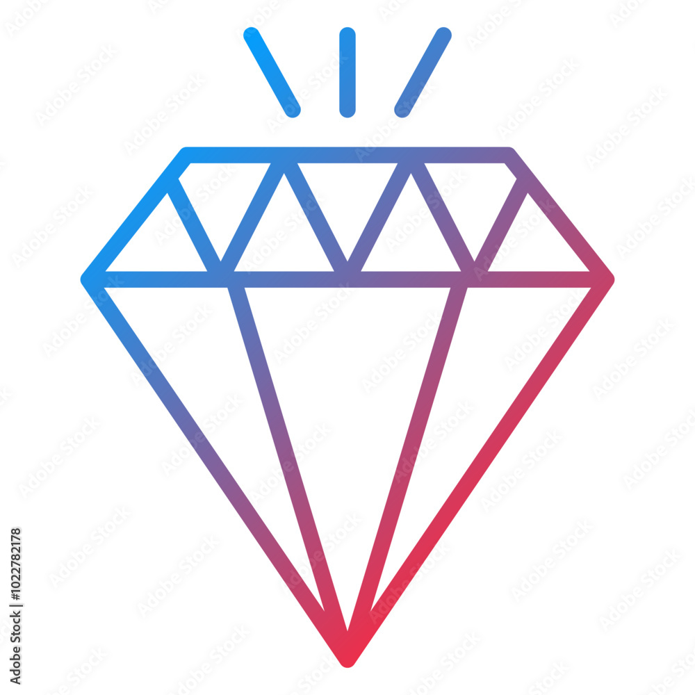 Diamond icon style Diamond icon style