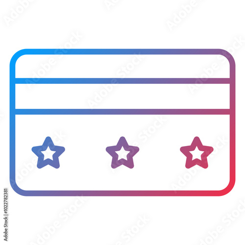 Vip Card icon style