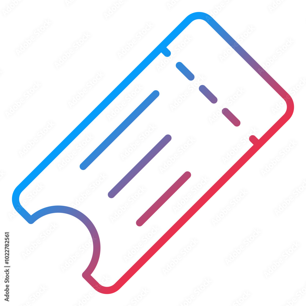 Plane Ticket icon style Plane Ticket icon style