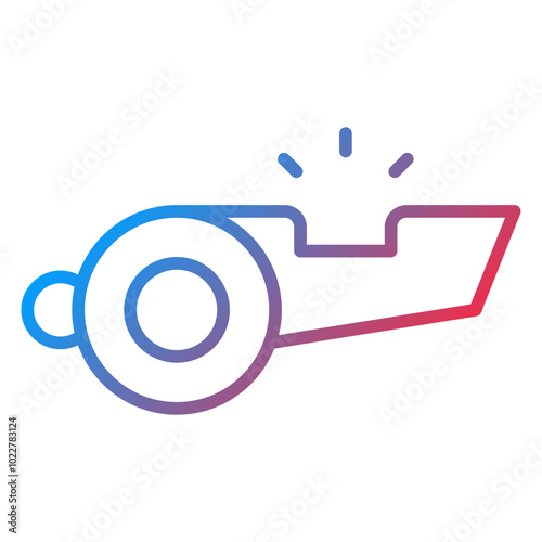 Whistle icon style