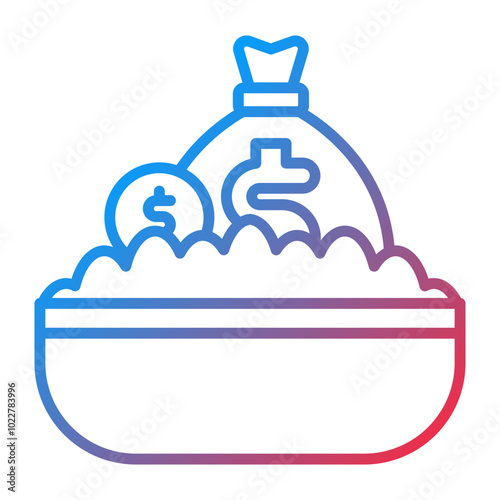 Money Laundering icon style