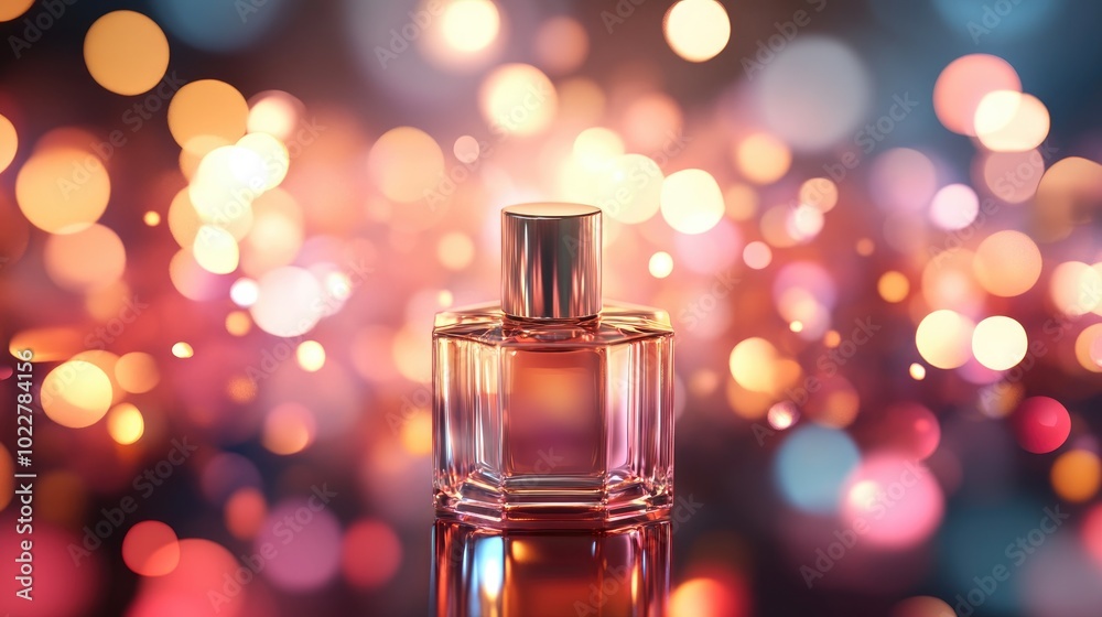 Bokeh background in beauty fashion style for showcasing cosmetic products rendered in 3D from a top perspective Bokeh background in beauty fashion style for showcasing cosmetic products rendered in 3D from a top perspective