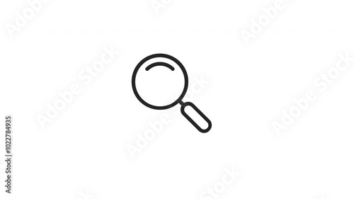 searching icon animated video design