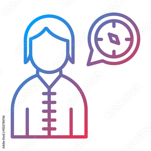 Adventurer Female icon style