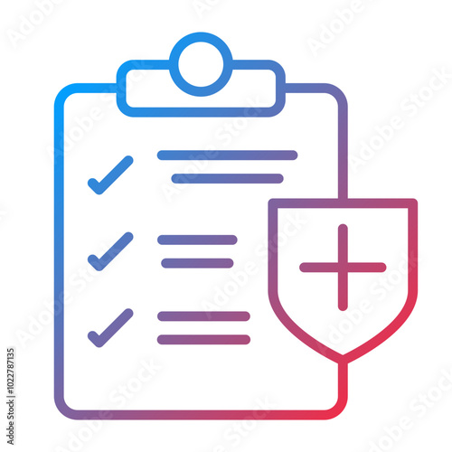 Health Insurance icon style
