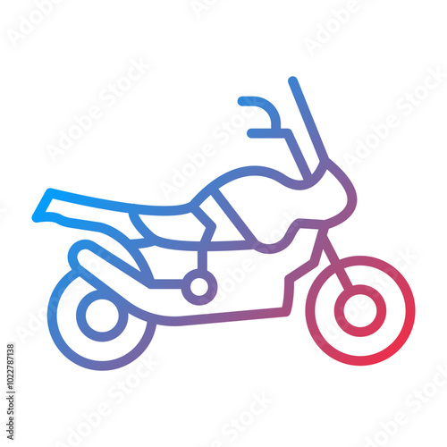 Motorcycle Adventure icon style