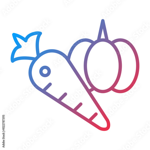 Vegetarian icon style